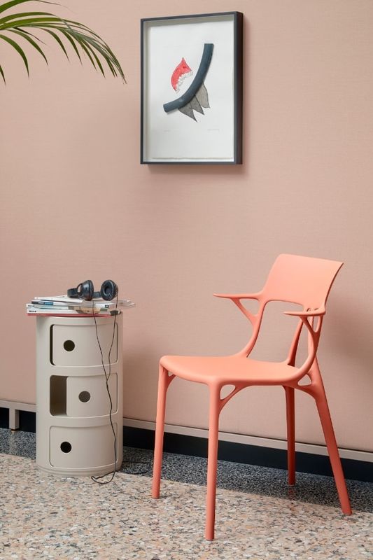 Kartell Componibili Bio Cream 3 skuffer Nattbord Bord