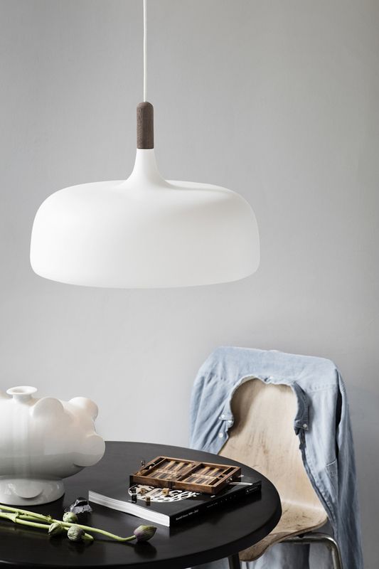 Northern Acorn Pendant Lamp White Matt, Hvit Taklampe