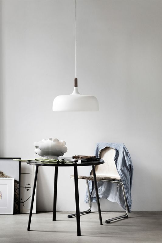 Northern Acorn Pendant Lamp White Matt, Hvit Taklampe