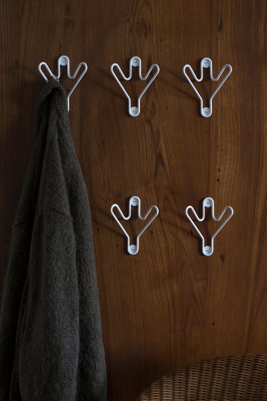 Maze Nature Buddy White, Hvit Knagg