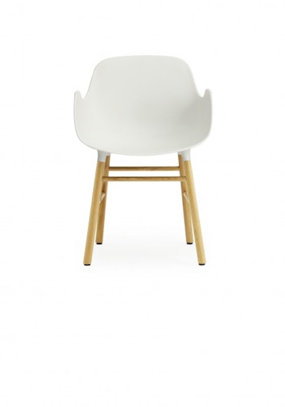 Normann Copenhagen Form Armchair oak White, Hvit Eik spisestol