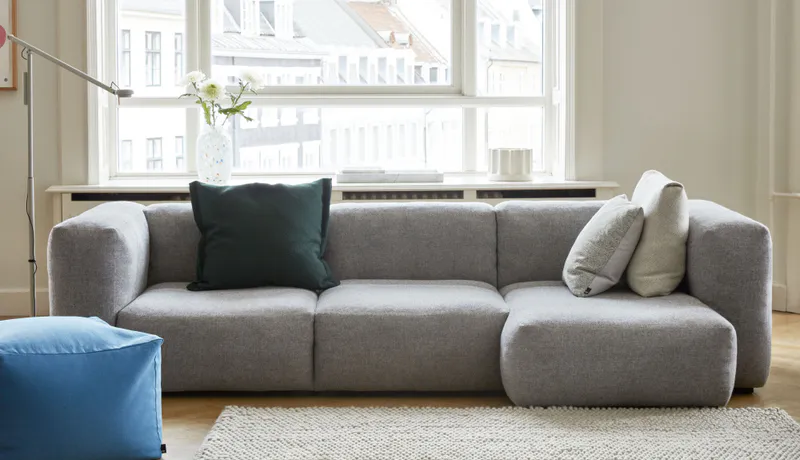 Hay PEAS Random Teppe 170 x 240 Soft Grey, Grå