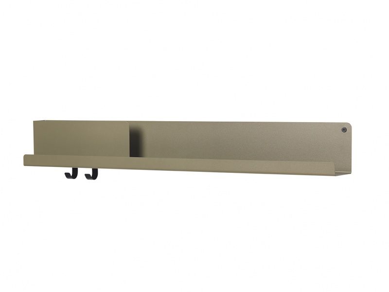 Muuto Folded Shelves Large Olive Hylle
