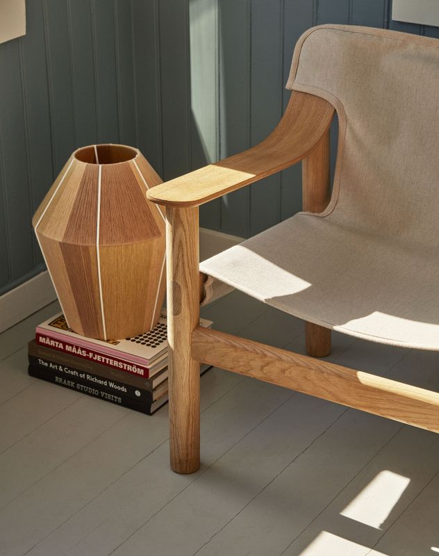 Hay Bernard Raw Canvas stol WB Lacquered Oak Eik