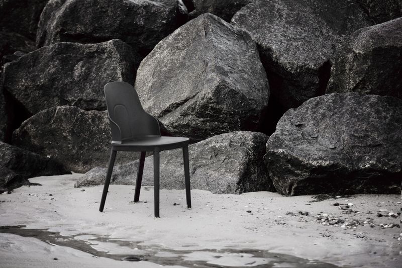 Normann Copenhagen Allez Chair PP, Black, Svart stol