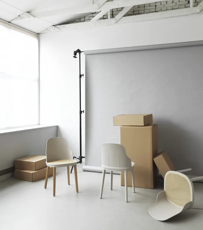 Normann Copenhagen Allez Chair PP, Grey, Grå stol