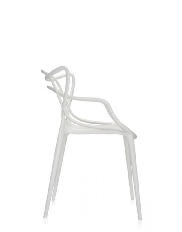 Kartell Masters dining chair White, spisestol matt hvit