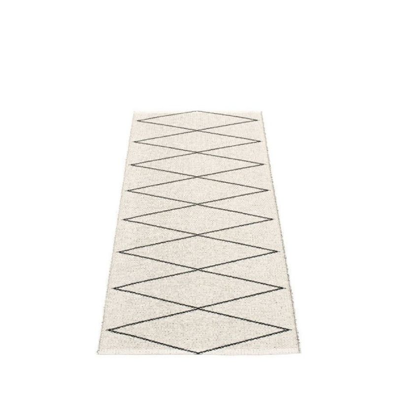Pappelina Max Gulvløper 70x160 Black/Vanilla