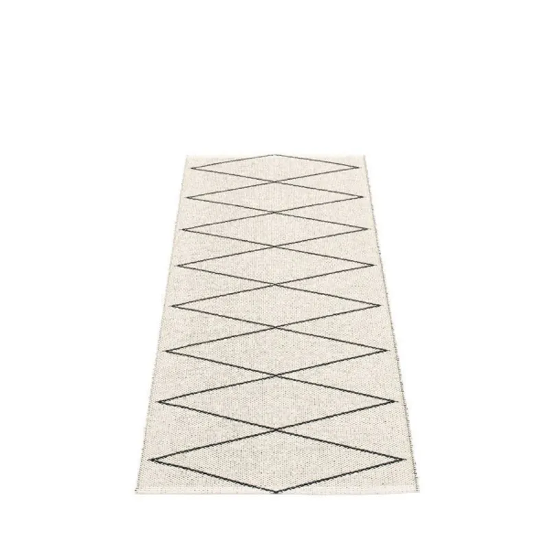Pappelina Max Gulvløper 70x160 Black/Vanilla