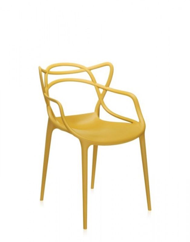 Kartell Masters Dining Chair spisestol, Mustard Sennep