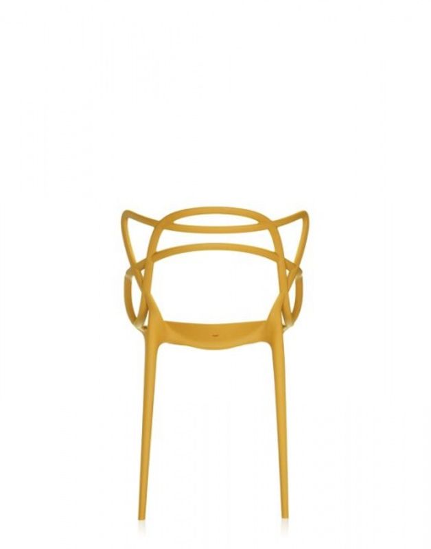 Kartell Masters Dining Chair spisestol, Mustard Sennep