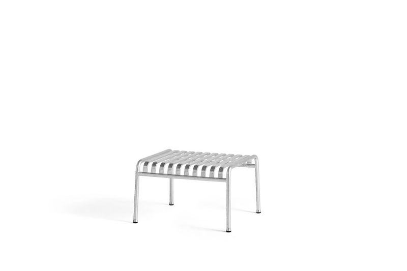 HAY Palissade Ottoman / sidebord, Hot Galvanised Steel Utebord