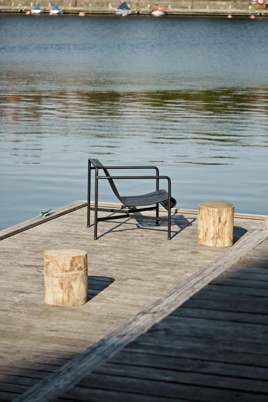 HAY Palissade Lounge Chair Low, Anthracite Hagestol Loungestol