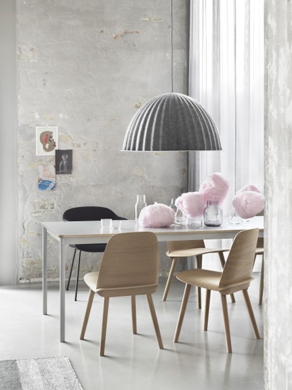 Muuto Under The Bell Pendant Lamp Ø 82 cm Grey, Grå Taklampe