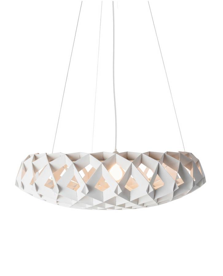 Pilke Signature 95 pendant Lamp White, Hvit Taklampe Pendel