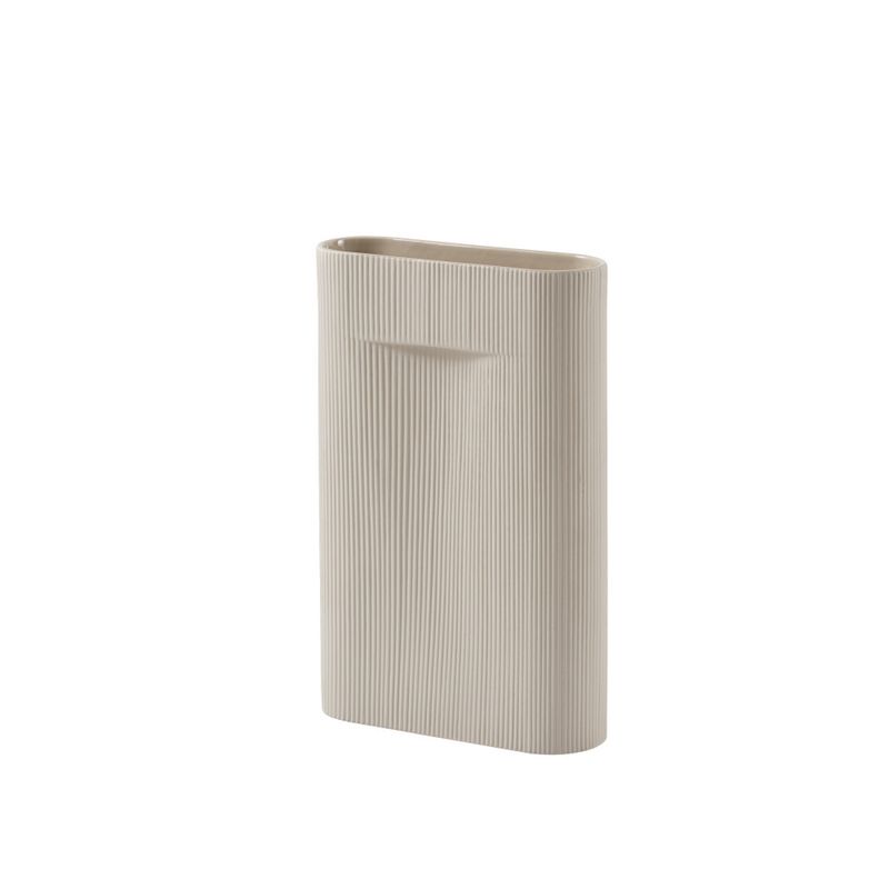 Muuto Ridge Vase Beige H 48,5 cm