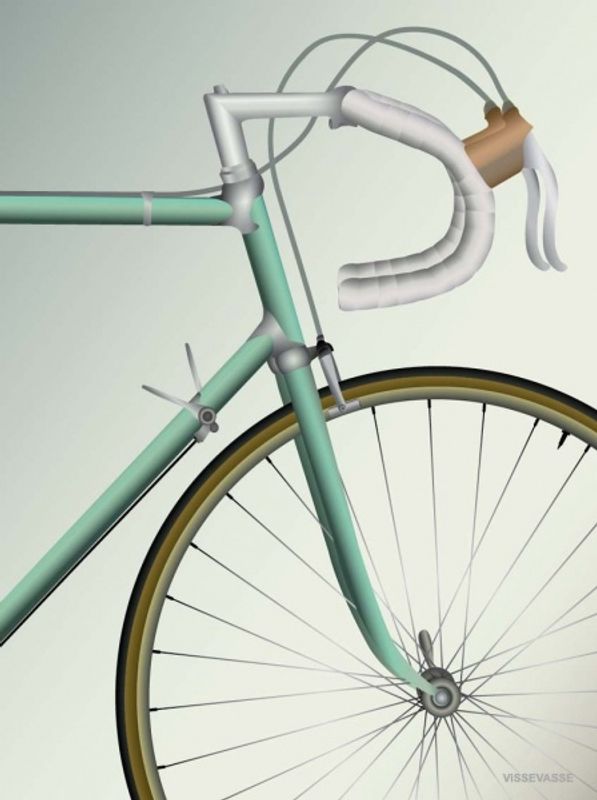 VisseVasse Racing Bicycle kort 15x21