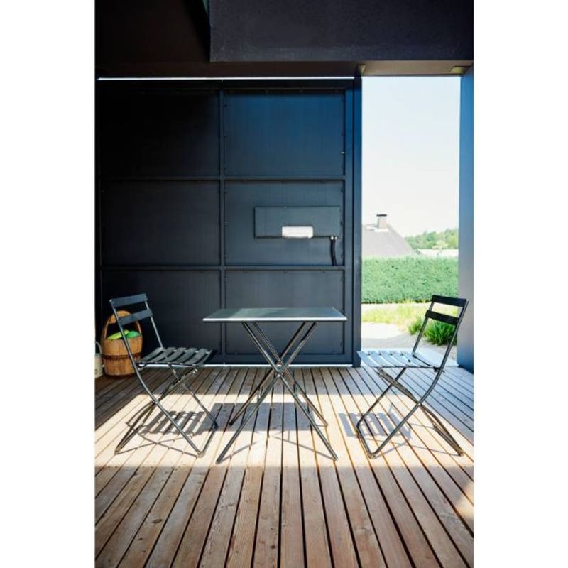 Fiam Spring Dining chair Utestol Antrasitt Spisestol