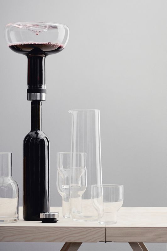 Menu Wine Breather Delux, Clear/Gold