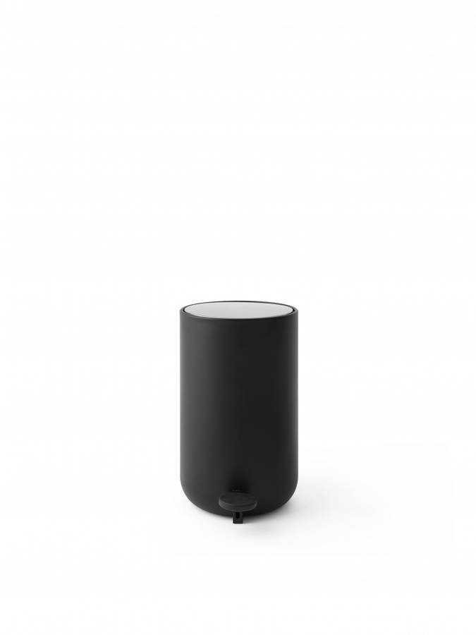 Audo Pedal Bin 7 L Black, Svart Søppelbøtte