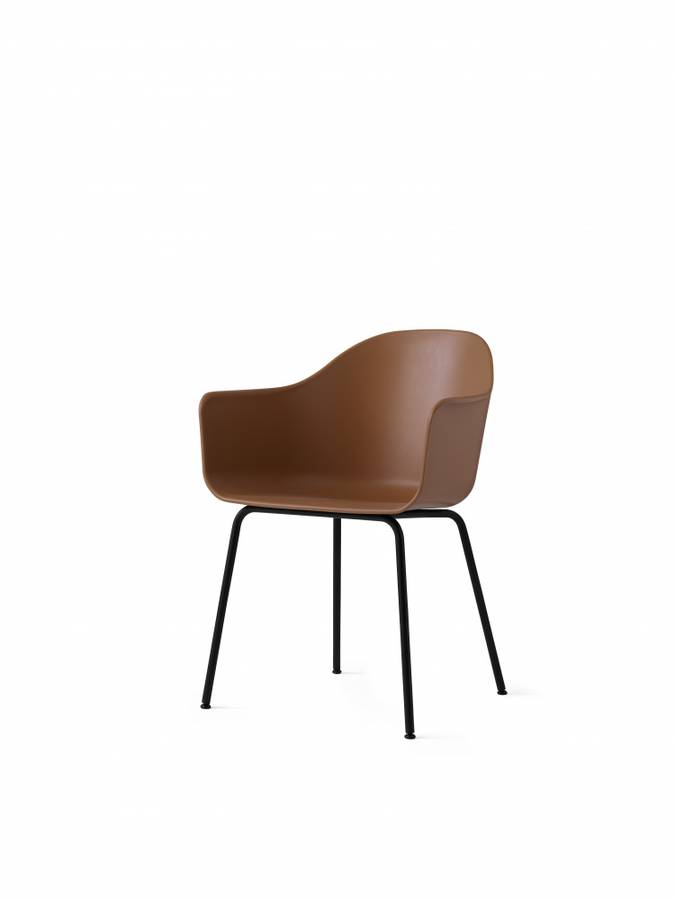 Audo Copenhagen Harbour Dining Chair, Black Steel base Spisestol