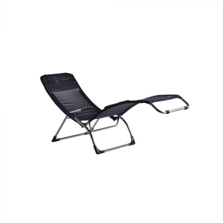 Fiam Samba solstol og solseng Black, Svart