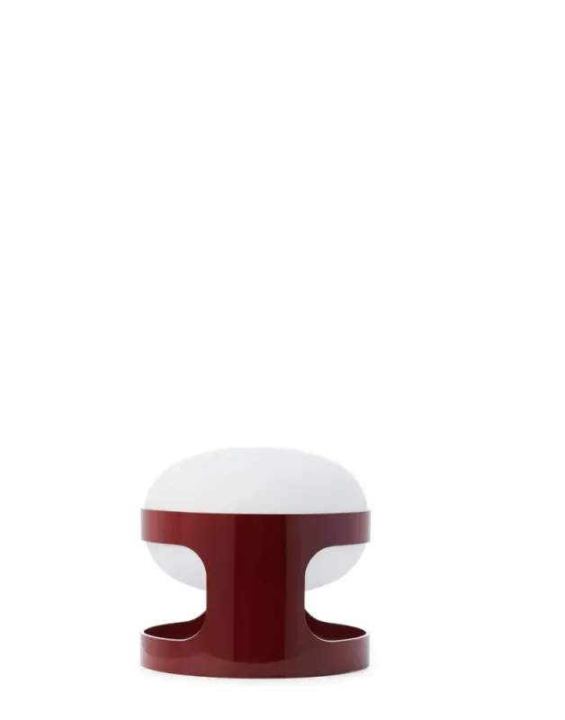 Kartell KD28 Burgundy Table Lamp, bordlampe