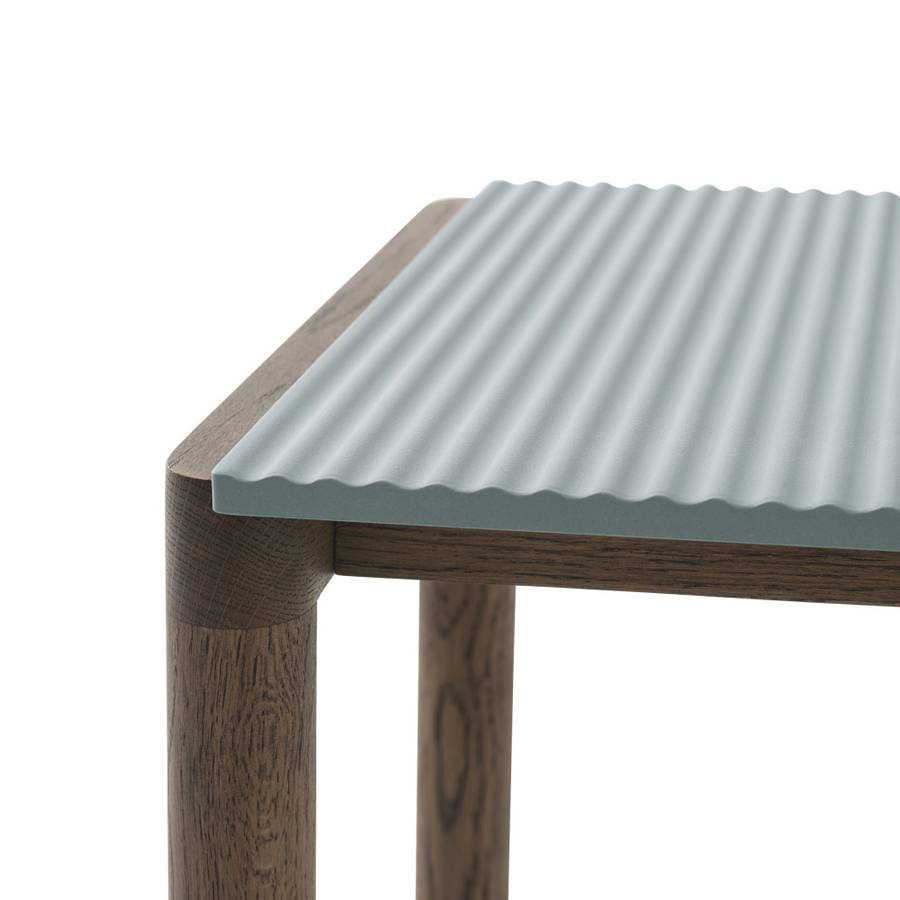 Muuto Couple 1 TILE 40 x 84 x 40 coffee table 1 Wavy Pale Blue