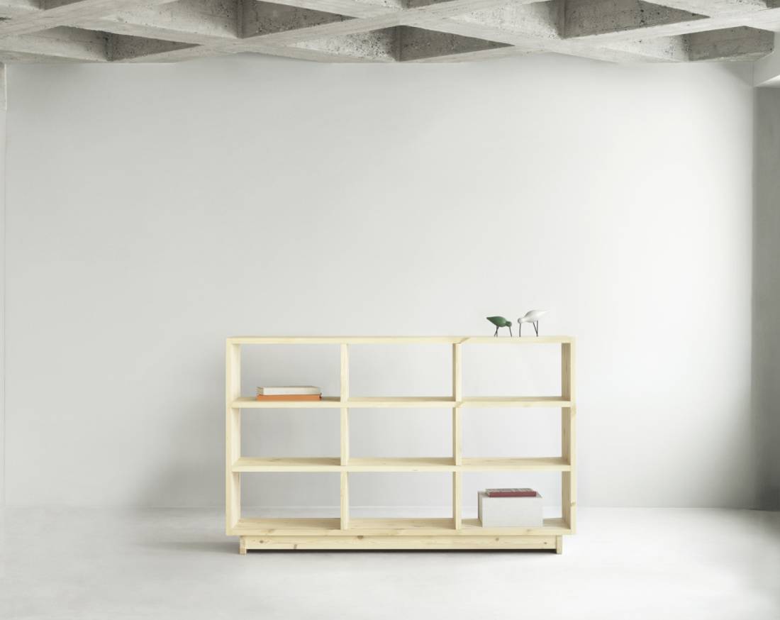 Normann Copenhagen Plank Bookcase High, Pine