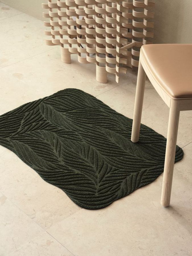 HEYMAT 60 x 85 Twine Green Door Mat Dørmatte teppe