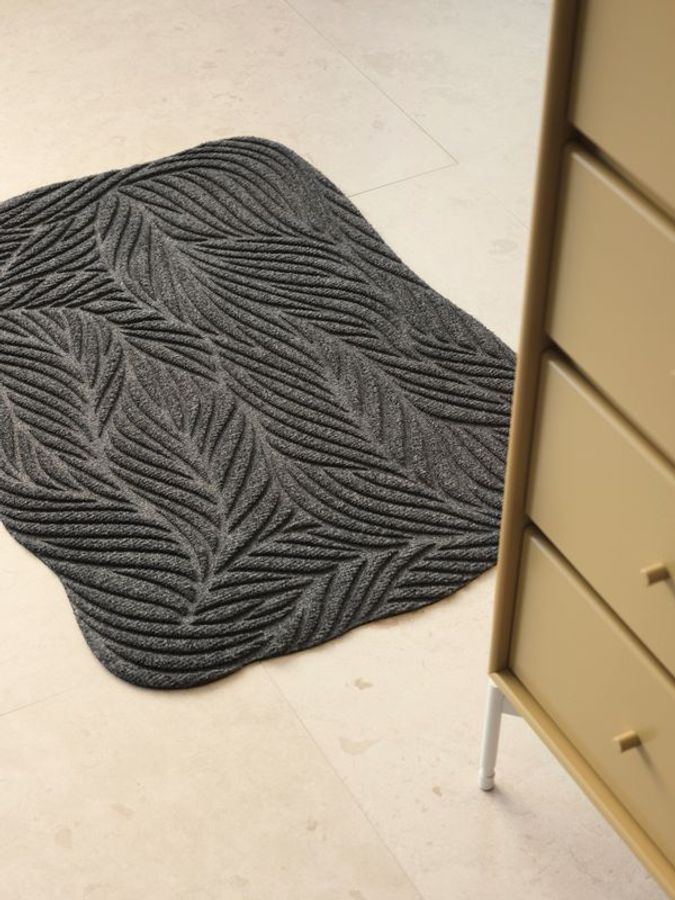 HEYMAT 60 x 85 Twine Grey Door Mat Dørmatte teppe