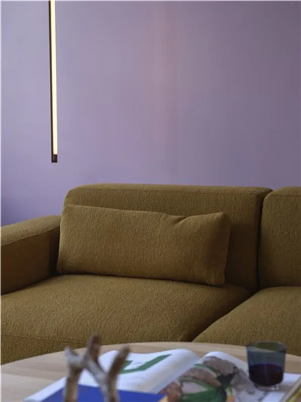 Muuto Fine Suspension Lamp 90 cm Deep Red, Rød Taklampe