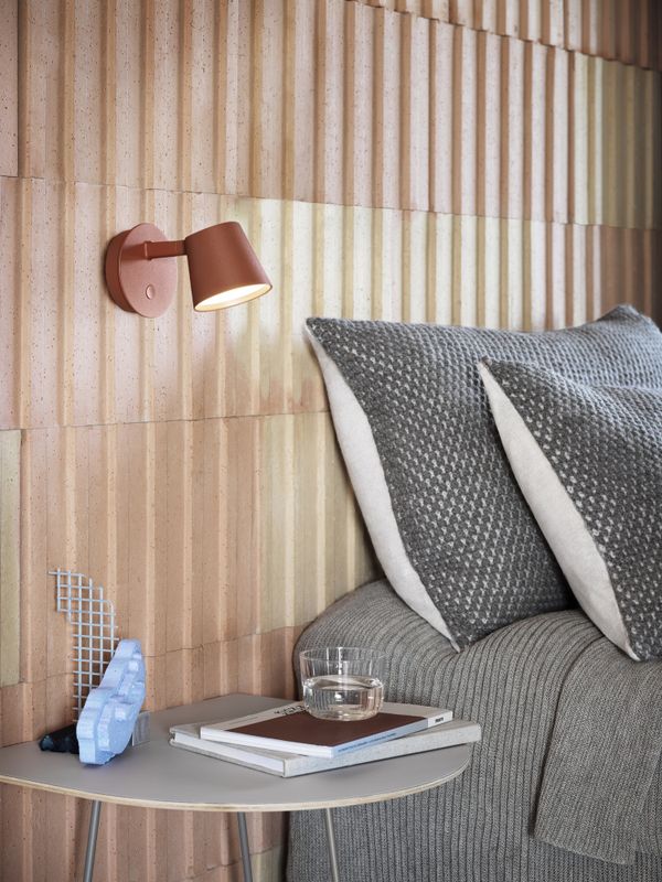 Muuto Tip Wall Lamp Copper Brown, Brun vegglampe lampe