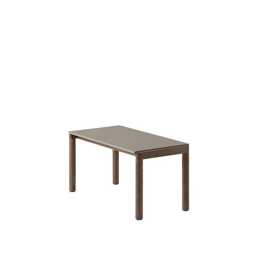 Muuto Couple 1 TILE 40 x 84 x 40 coffee table 1 Wavy Taupe Dark