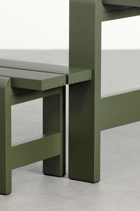 HAY Weekday Bench, 111 x 23 Olive Spisebenk, Utebenk Benk