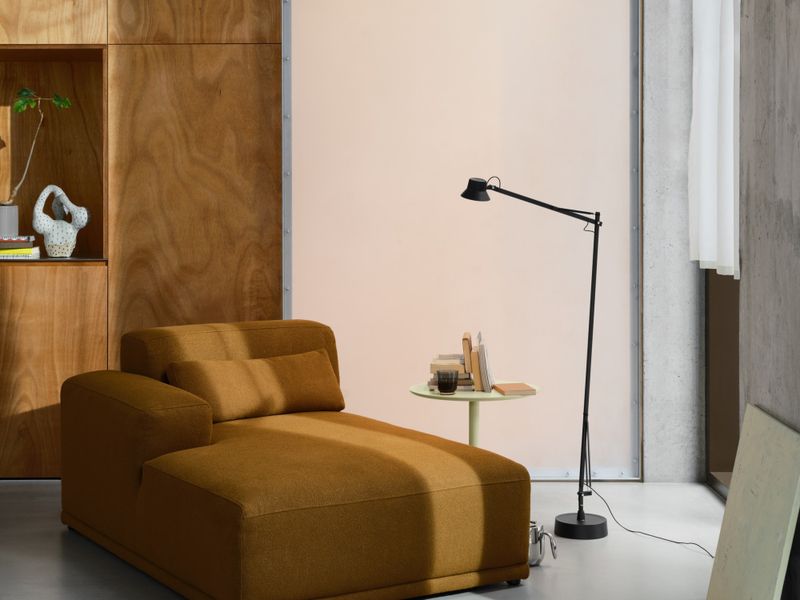 Muuto Decicate Floor Lamp Black Svart Gulvlampe
