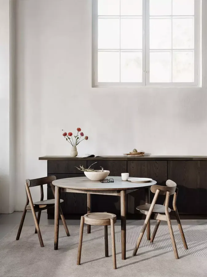 Northern Expand dining table Smoked 50 x 140 Oak Extension
