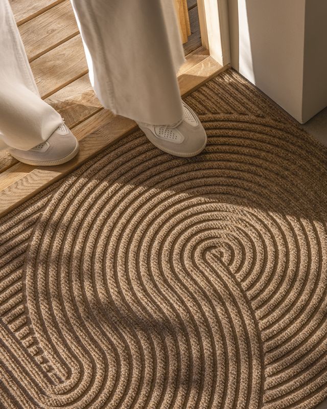 HEYMAT+  85 x 130 cm Sand Outdoor Door Mat Utendørs dørmatte