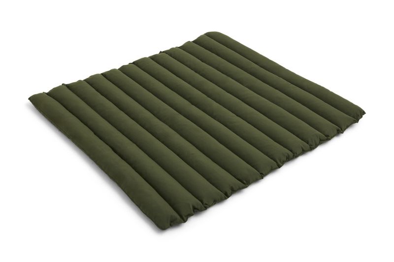 HAY Soft Quilted Cushion for Palissade Lounge Sofa Olive textile pute