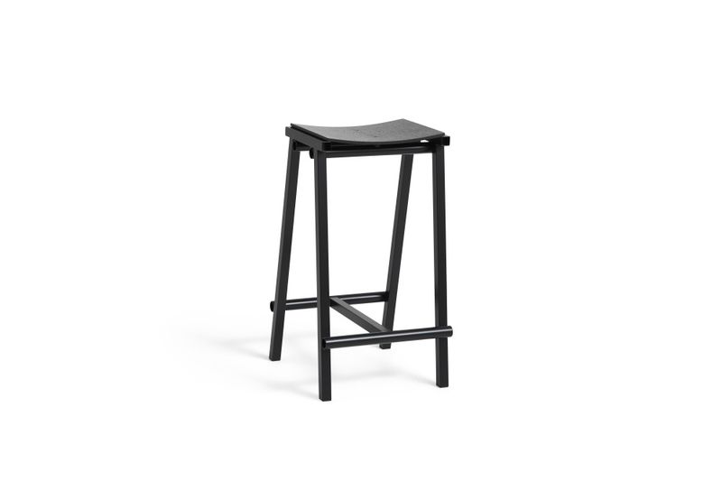 HAY Taburete 8 Bar Stool low black Oak Barstol Barkrakk