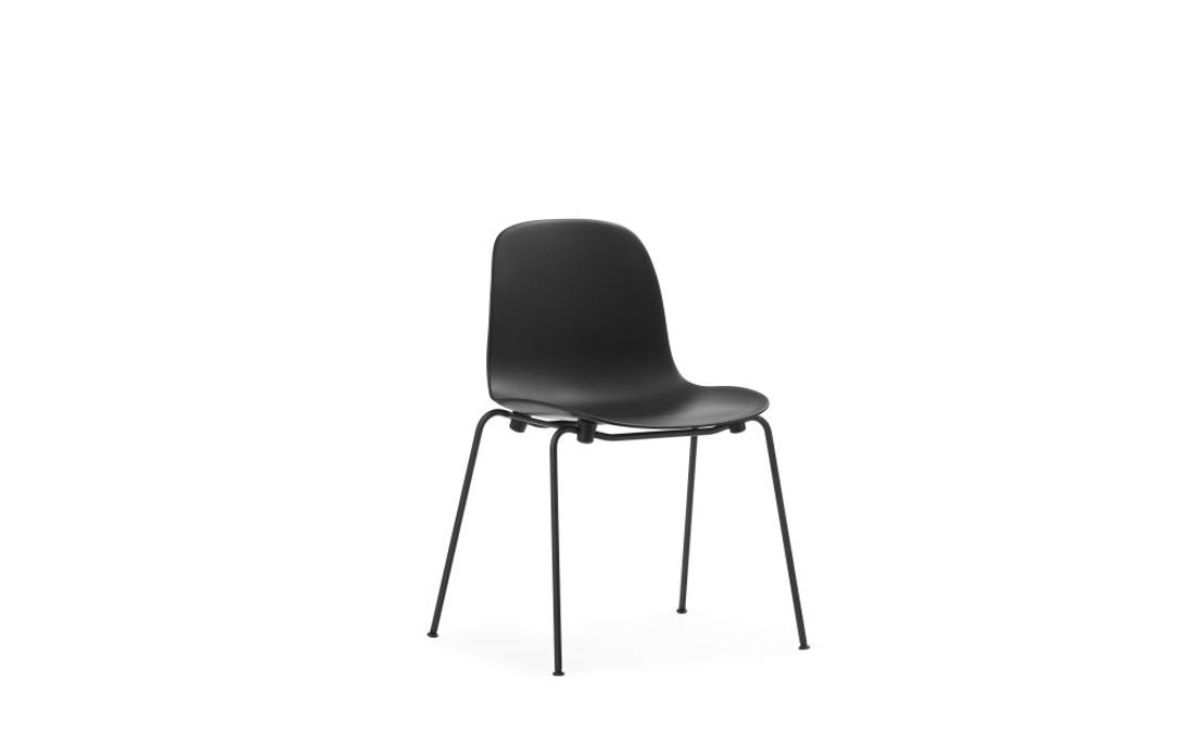 Normann Copenhagen Form Chair Stacking Steel black Svart Stol