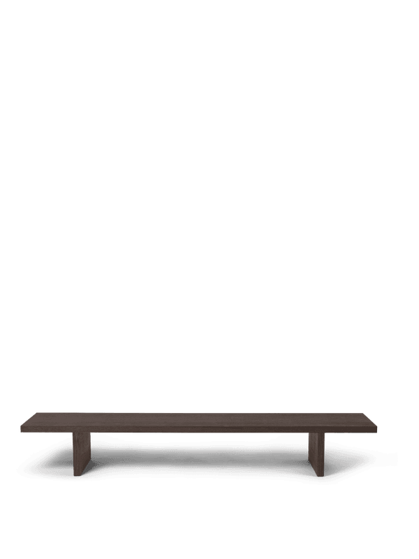 Ferm Living Kona Display Table - Dark Stained oak Brun Eik Stuebord salongbord