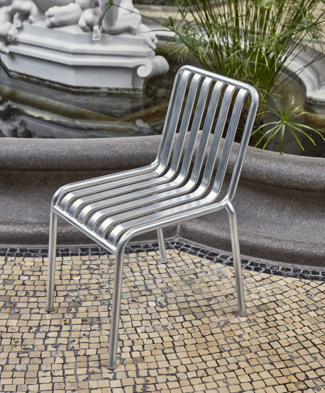 HAY Palissade Chair Hot Galvanised Steel, Stol Spisestol