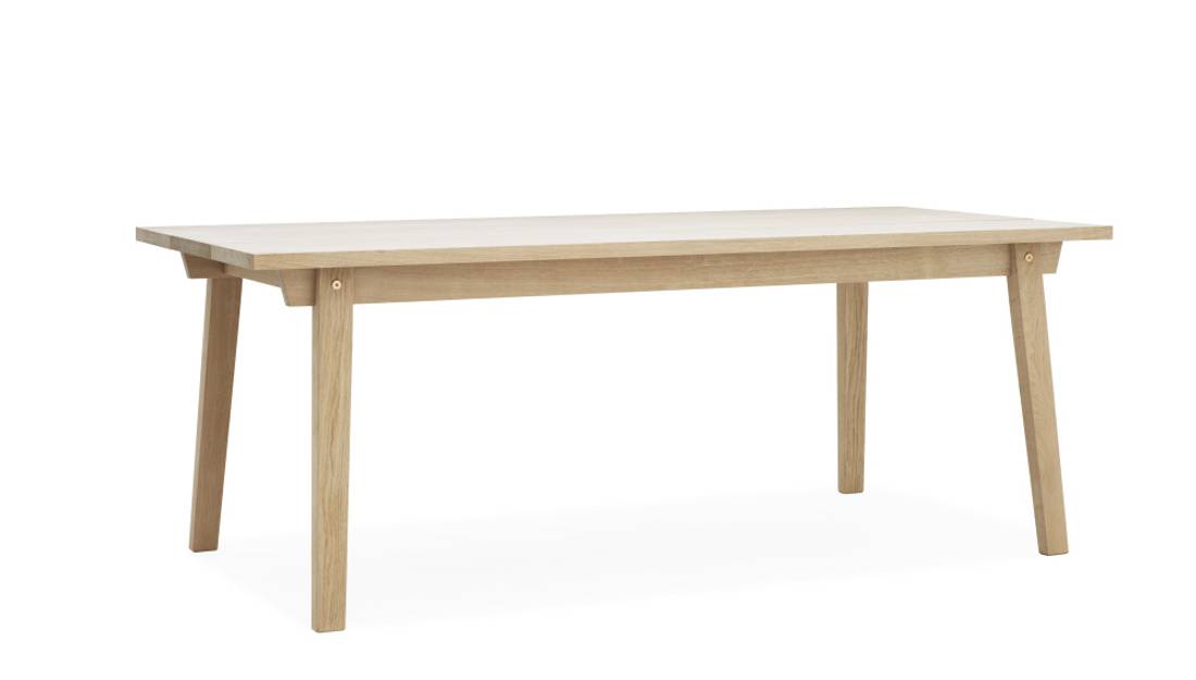 Normann Copenhagen Slice Dining Table 90 x 200 cm Oak, Eik