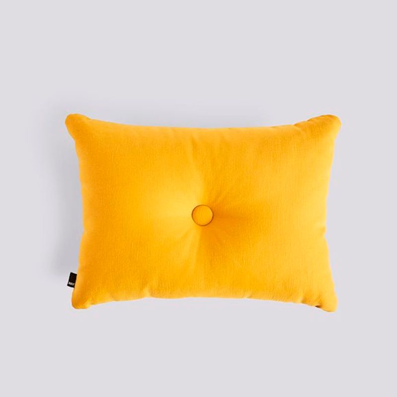 HAY Dot Cushion Planar 1 DOT, Warm Yellow, Gul Pute