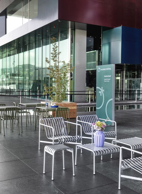 HAY Palissade Stool, Hot Galvanised Steel sidebord, krakk, stol