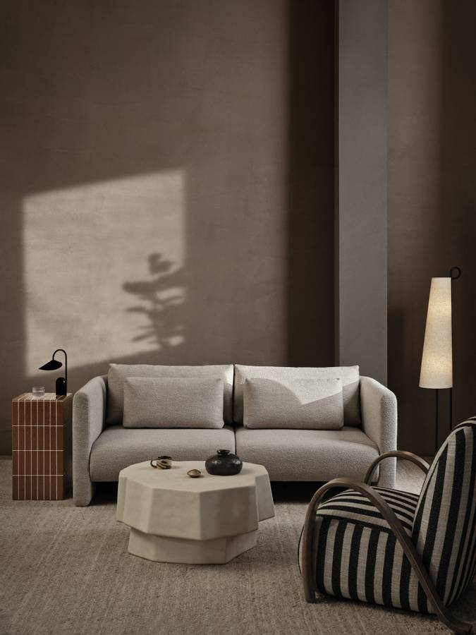 Ferm Living Staffa Coffe Table Ø 84 Ivory Salongbord utebord
