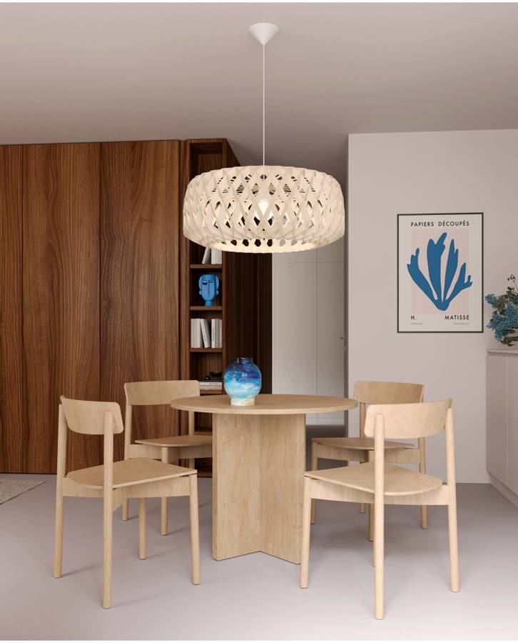Pilke Signature 80 pendant Lamp Birch, Bjørk Taklampe Pendel