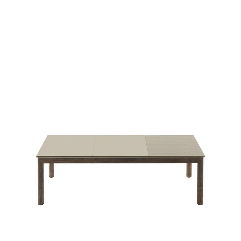 Muuto Couple 3 TILE 120 x 84 x 35 coffee table Sand Dark Oak