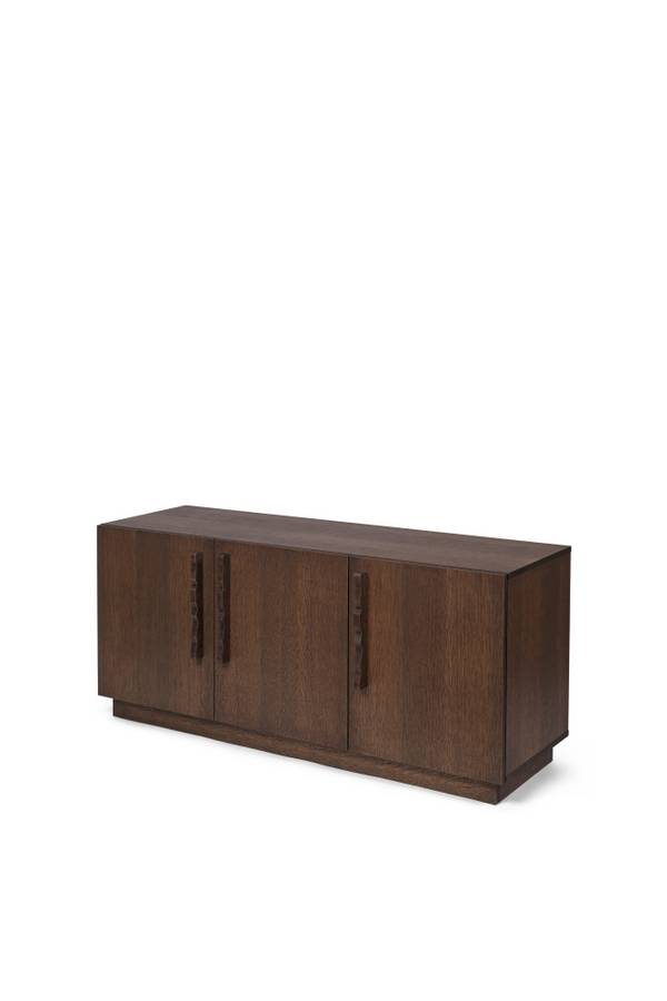 ferm Living Unda Sideboard Dark Stained Oak, Eik Skjenk